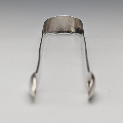 Circa 1830 British Antique Sterling Silver Sugar Tongs 26g Johnathan Hayne